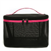 Lightweight Large Capacity Transparent Nylon Mesh Cosmetic Bag Travel Women Toiletry Wash Bag with Personalised