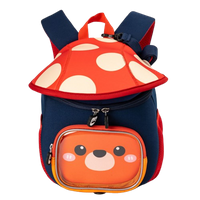 Neoprene Mushroom Schoolbag Cartoon Kids Backpack Neoprene Kindergarten Backpack for Boys And Girls