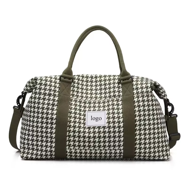 2026 Custom Large Capacity Travel Duffel Bag With Luggage Sleeve Waterproof Shoulder Weekender Overnight Bag Women