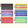 High Quality Zipper Closure Rope Hook Polyester Makeup Bag Multipurpose Heavy Duty Mesh Bags for Cosmetics Travel Storage