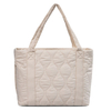 Lightweight Nylon Fashion Portable Quilted Shoulder Bag for Women Large Padded Puffer Tote Bag