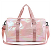 Shiny Pearlescent Travel Duffle Bag Dry Wet Separation Water Resistant Sports Gym Bag for Short Trip