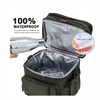 Unisex Insulated Lunch Bag with Zipper Closure Leak-Proof & Waterproof Polyester Cooler 24L Capacity for Office & Travel