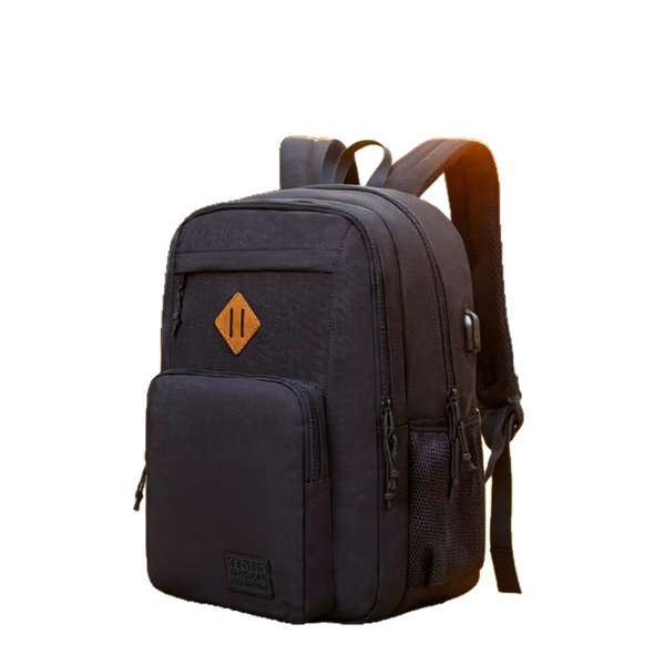 Customizable Carry-On Flight Backpack, Water Resistant Business Daypack with Organized Pockets for Men and Women