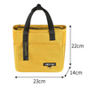 Custom 20L Waterproof Insulated Polyester Lunch Box with Zipper Closure Durable & Foldable for Food Storage