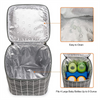 Insulated Custom Milk Cooler Bag Waterproof Soft Bilk Lunch Cooler Bags for Breast Milk with Ice Pack