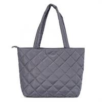 New Arrival Shoulder Shopping Puffy Bags for Lady Portable Quilted Pattern Puffer Tote Bag for Women