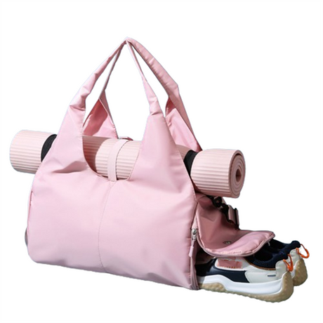 Oxford Large Capacity Yoga Fitness Duffel Bag with Independent Shoes Compartment New Fashion Sports Shoulder Bag for Gym