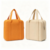 Custom Logo Insulated Cooler Bag with Zipper Closure Cooler Lunch Bag for Picnic Use