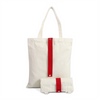 Custom Printed Solid Color Canvas Tote Bag Promotional Gift Reusable Foldable Open Top Travel Shoulder Bag