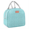 Durable Insulated Cooler Bag with Zipper and PEVA Lining Portable Thermal Lunch Box for Kids