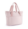 7 Inch Water Resistant Winter Puffer Tote Bag with Zipper Closure Portable Design and Soft Pocket for Girls