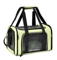 Hot Selling Fashion Square Zipper Pet Backpack Portable Breathable Rabbits Carrier with Solid Design