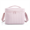 Eco-Friendly Durable Cooler Lunch Bag with Shoulder Straps and Zipper Closure PEVA Lining Fashion Handbag for Girls Gift