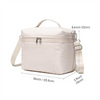 Multifunctional Eco-Friendly Durable Insulated Lunch Cooler Bag PEVA 2 Persons Portable Handheld Refrigerated Food Storage