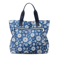 2026 New Fashion Women's Large Capacity Tote Bag, Lightweight Printed Nylon Casual Shoulder Bag Handbag for Mommy