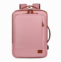 Expandable Large Capacity Business Laptop Backpack Multi-compartment Water Resistant Oxford Casual Travel Backpack