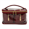 Fashion Women 3pcs Set Cosmetic Bag And Case with Custom Logo Pvc Leather Travel Make Up Bag