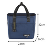 Custom 20L Waterproof Insulated Polyester Lunch Box with Zipper Closure Durable & Foldable for Food Storage