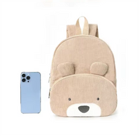Wholesale Children Backpack Corduroy Bag Student Back Pack for Primary School