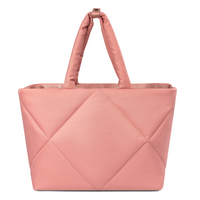 Large Customized Design Pufer Tote Shoulder Bag Quilted Shopping Handbag Waterproof Unicloud Unique Puffer Tote Bag