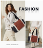 Wholesale Design Bags Fashion Large Capacity Light-Weight Quilted Tote Bag Puffer Shoulder Bag for Travel Gym Shopping