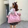 Oxford Large Capacity Yoga Fitness Duffel Bag with Independent Shoes Compartment New Fashion Sports Shoulder Bag for Gym