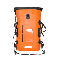 Waterproof Backpack, TPU Dry Bag, Dry Wet Separation, Outdoor Hiking Bag, Beach Sports Travel Backpack, Rafting Gear, TPU Bag