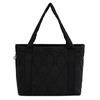 Lightweight Nylon Fashion Portable Quilted Shoulder Bag for Women Large Padded Puffer Tote Bag