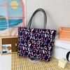 Full Print Tote Bag Customized Tote Handbag Daily Reusable Tote Shoulder Bag