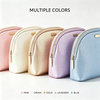 Elegant Dome Eco-Friendly Large Capacity Zipper Portable High Quality PU Makeup Bag for Women Travel and Daily Use