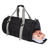 Waterproof Foldable Gym Duffle Bag with Shoe Compartment for Men and Women