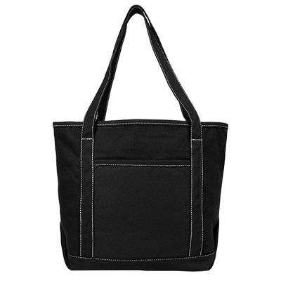 Black Cotton Tote Bags Wholesale