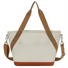 Women's Lightweight Tote Bag with Waterproof Lining Zip Closure Single Strap Shoulder Handbag for All Seasons