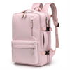Macaron Color Expandable Backpack, Large Capacity Lightweight Travel Backpack, Multi-functional School Bag for Students Unisex