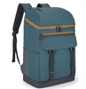 Portable Aluminum Foil Insulated Cooler Backpack Shoulder Strap 24L Capacity for Picnic Champagne Beer-Durable Foldable Design