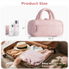 Travel Hanging Toiletry Bag for Women Multifunctional Makeup Organizer Foldable Wash Bag with Hook