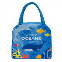 Portable Custom Logo Promotional Lunch Bag Wholesale Small Insulated Lunch Box Cooler Bag for School Kids