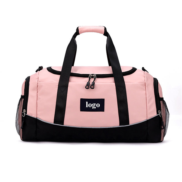 New Custom Large Travel Duffle Bag with Shoe Compartment and Wet Pocket Waterproof Sports Gym Bag