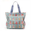 2026 New Fashion Women's Large Capacity Zipper Tote Bag Lightweight Printed Nylon Casual Shoulder Bag Two Handles for Mommy