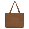 Custom Logo Solid Color Large Quilted Puffer Tote Bags Zipper Padded for Travel Daily Use