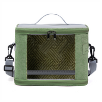 Nice Design Square Oxford Zipper Portable Modern Pet Carrier Bag for Small Pets with Large Capacity Durable Breathable Material