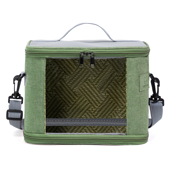 Nice Design Square Oxford Zipper Portable Modern Pet Carrier Bag for Small Pets with Large Capacity Durable Breathable Material