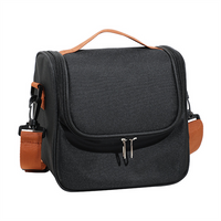 Hot Selling Durable Portable Cooler Lunch Bag with PEVA Lining Zipper Closure Thermal Insulation and Large Capacity