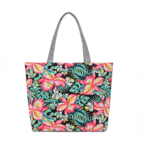 Full Print Tote Bag Customized Tote Handbag Daily Reusable Tote Shoulder Bag