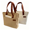 Casual Large Capacity Canvas Tote Bag for Women Shoulder Handbag for School Work Commute Simple Daily Shopping Travel Tote