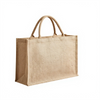 Custom Printed Linen Tote Bag Blank Cotton Jute Handbag High Grade Flax Shopping Bag for Graffiti DIY