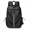 Solid Color Business Laptop Backpack Multifunctional Casual Men Backpack Water Resistant Travel Daypack Support Custom