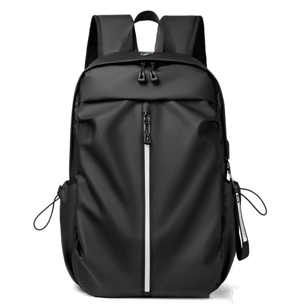 Solid Color Business Laptop Backpack Multifunctional Casual Men Backpack Water Resistant Travel Daypack Support Custom
