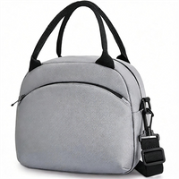 Custom Oxford Insulated Cooler Bag Large Capacity with Zipper Closure Lunch Bag for Picnic